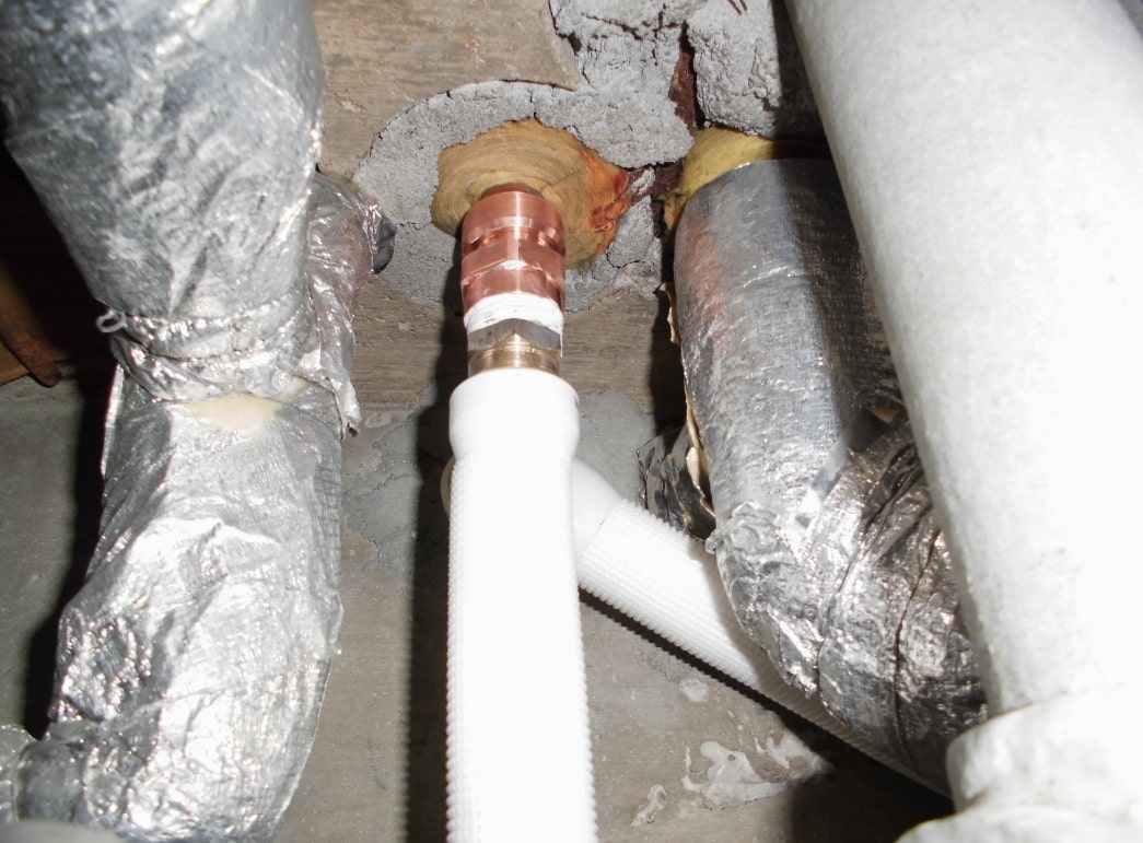 新規配管を接続！