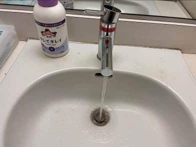 通水、湯沸かしテスト中