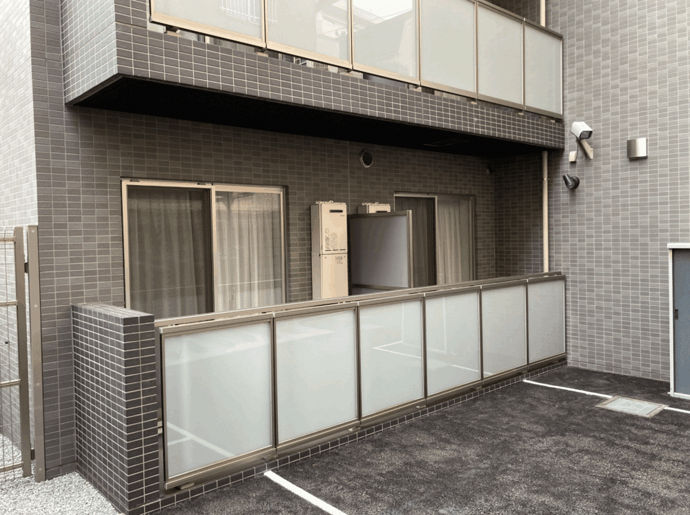 フェンス設置前の北側