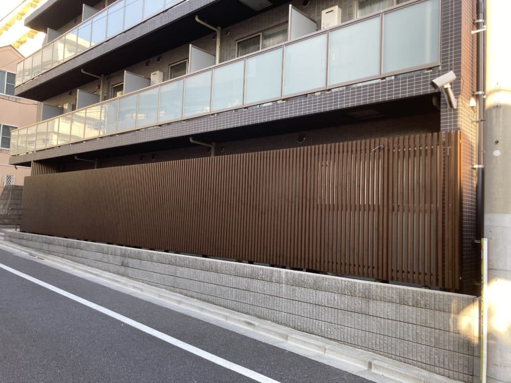 フェンス設置後