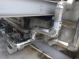 工事完了した給水管の画像