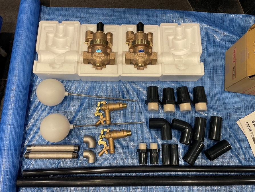 定水位弁の交換部品の画像